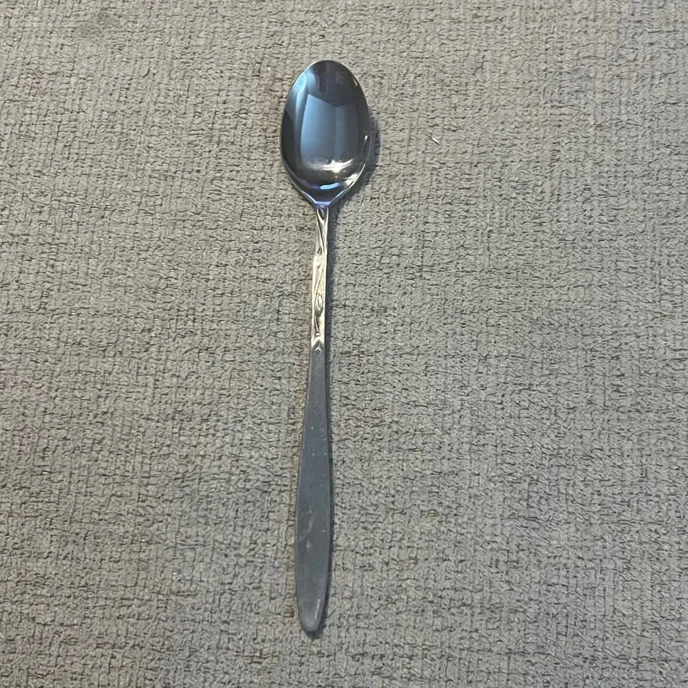 Amefa Stainless Holland Iced Tea Spoon Long Handle Stirrer Silver Flatware